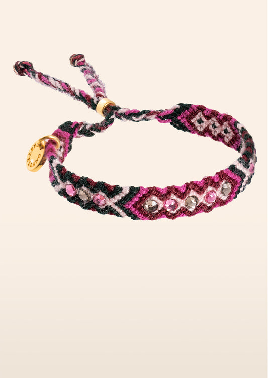 Wayuu Skinny Bracelet - Berries