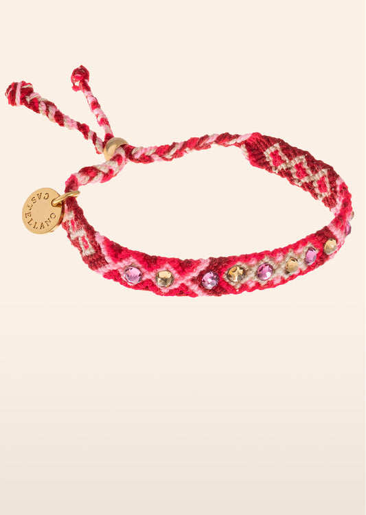 Wayuu Skinny Bracelet - Corazón